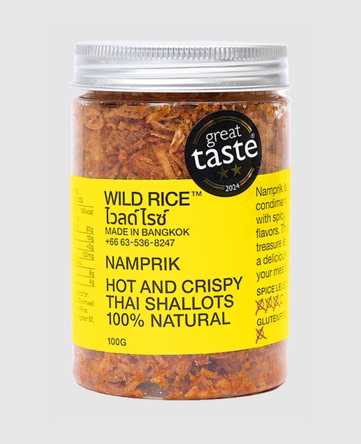 Pot de Namprik Original Wild Rice, packshot studio
